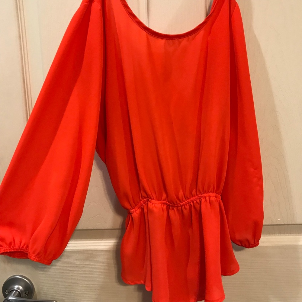 Orange Blouse